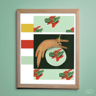Fox Party Print